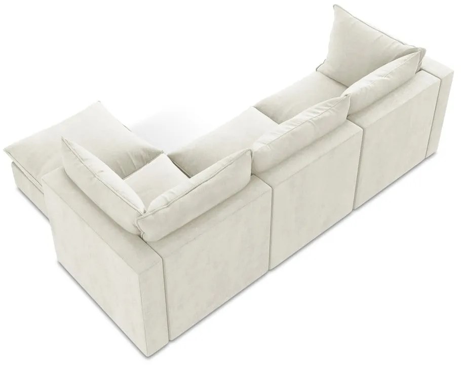 Bézs sarokkanapé (jobb oldali-heverő résszel) Manao – Makamii