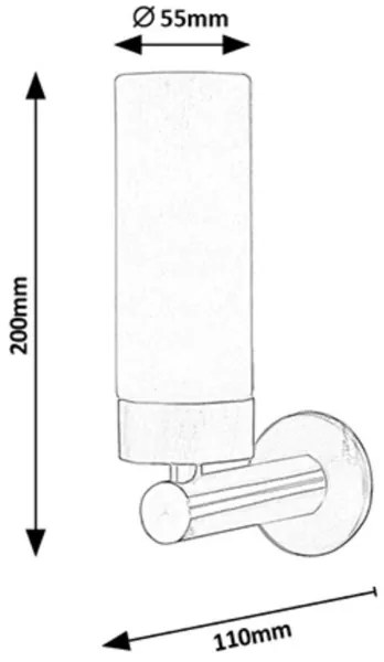 Rabalux 5713 - LED Fürdőszobai fali lámpa BETTY LED/4W/230V fényes króm