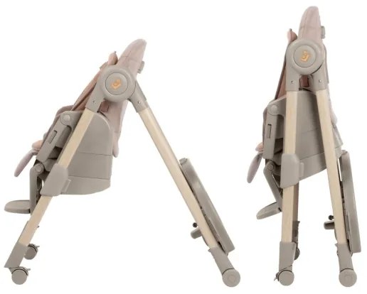 Maxi-Cosi - Gyermek étkezőszék MINLA PLUS bézs/rózsaszín