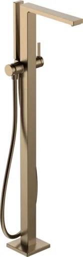 Kád csaptelep Hansgrohe Tecturis E zuhanyszettel együtt csiszolt bronz 73445140