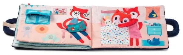 Lilliputiens - Textil könyv Jó éjt róka Alice