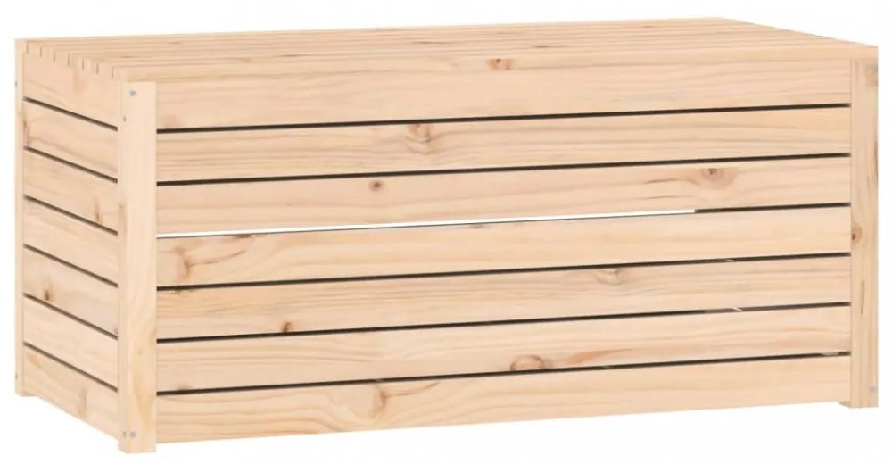 tömör fenyőfa kerti láda 101 x 50,5 x 46,5 cm