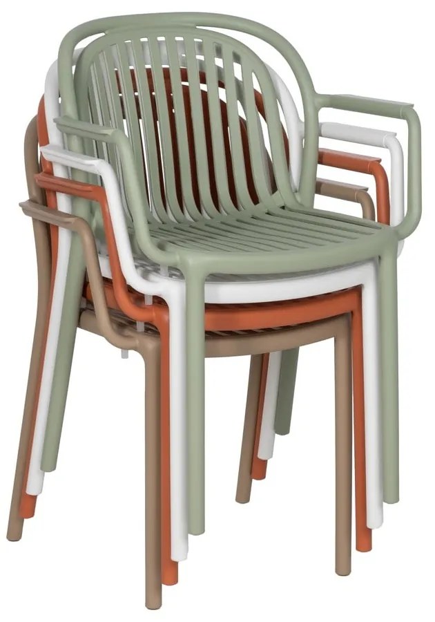 Zöld műanyag étkezőszék Alia – Ixia