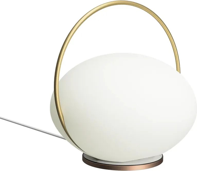 Fehér LED dimmelhető asztali lámpa (magasság 19 cm) Orbit – UMAGE
