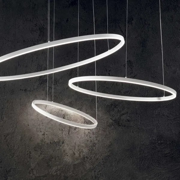 Ideal Lux - LED csillár kábelen ORACLE SLIM LED/83W/230V 4000K átmérő 150 cm fehér