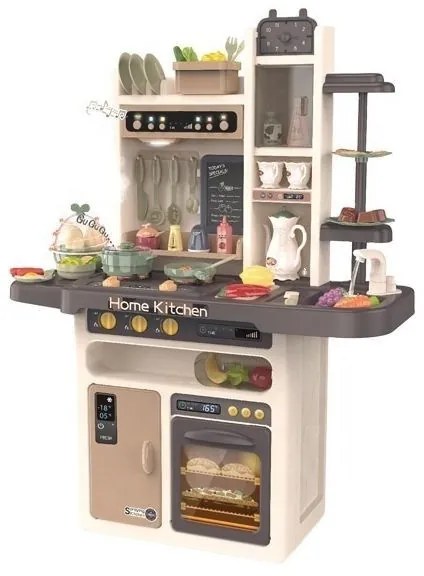 PROCART Gyerekkonyha, 65 db, hideg gőz, fények, hangeffektek, vízkör, zenepanel, 93,5x71x28,5 cm