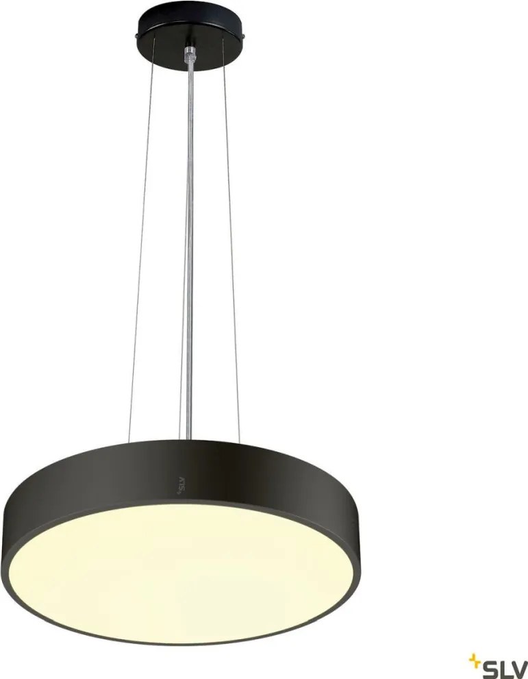 SLV 1007292 MEDO Modern Kültéri Mennyezeti Lámpa Fekete LED IP50