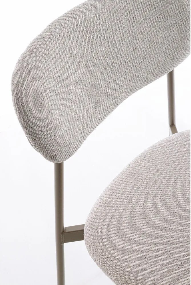 Világosbarna kárpitozott étkezőszék Inka – Yes Everyday