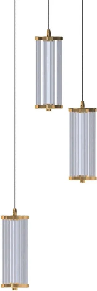 Zuma Line CALLY MD3147-3A-3GT Függőlámpa 1x24W/LED 2700K-6000K 2800lm IP20