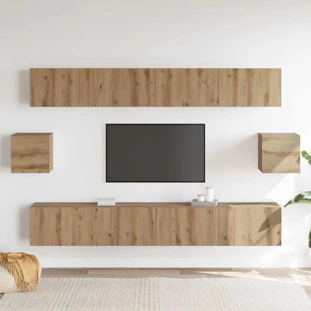 TV szekrény garnitúra 6 pcs Mesteri régi 100 x 30 x 30 cm
