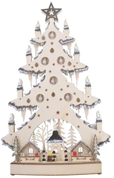 Solight 1v282 - LED karácsonyi dekoráció LED/2xAA/meleg fehér fa