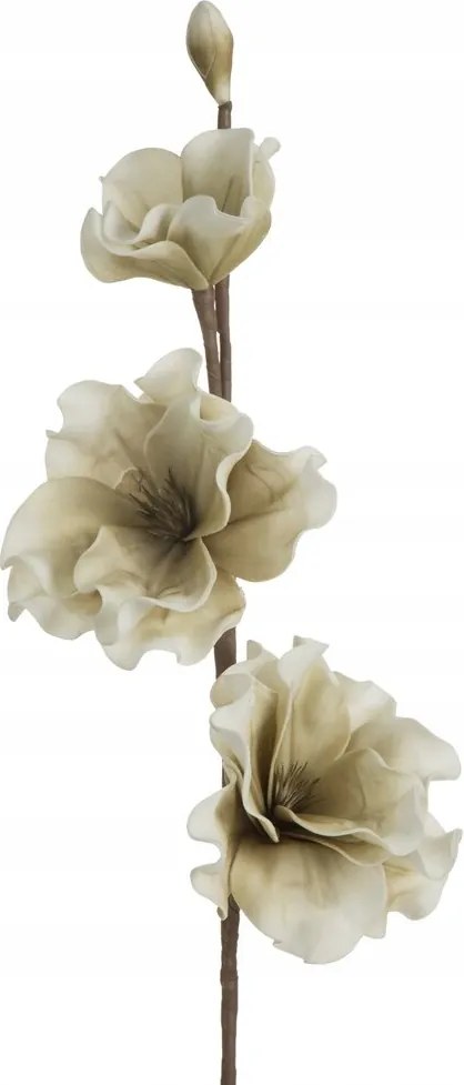 Dekoratív művirág 74 cm olívazöld Eva habszivacsból