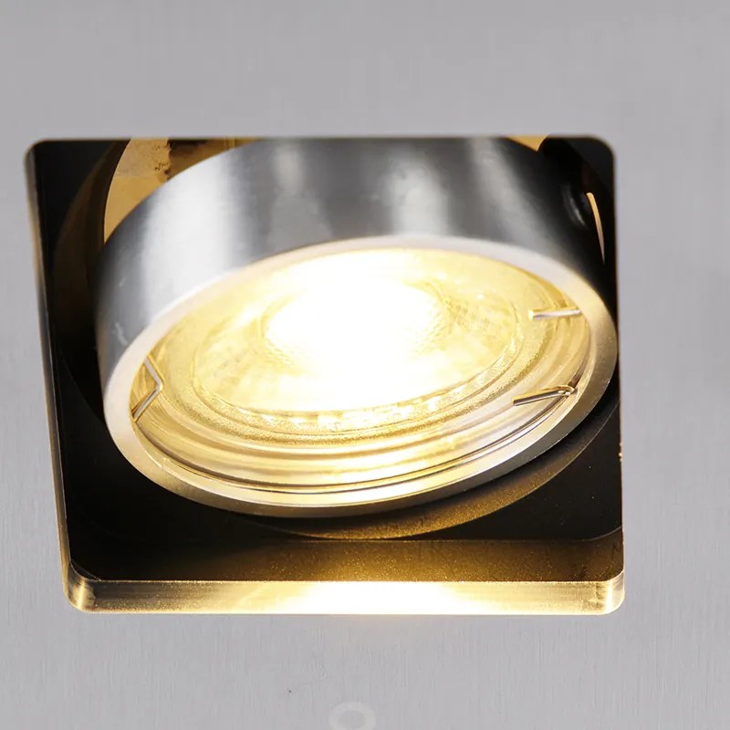 Okos süllyesztett spotlámpa alumínium WiFi GU10 dönthető - Qure