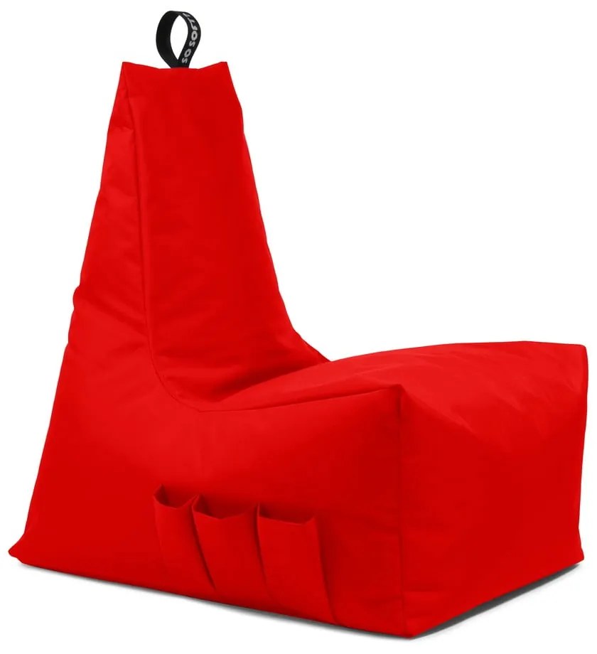 Piros babzsákfotel Icy Gamer L – So Soft?