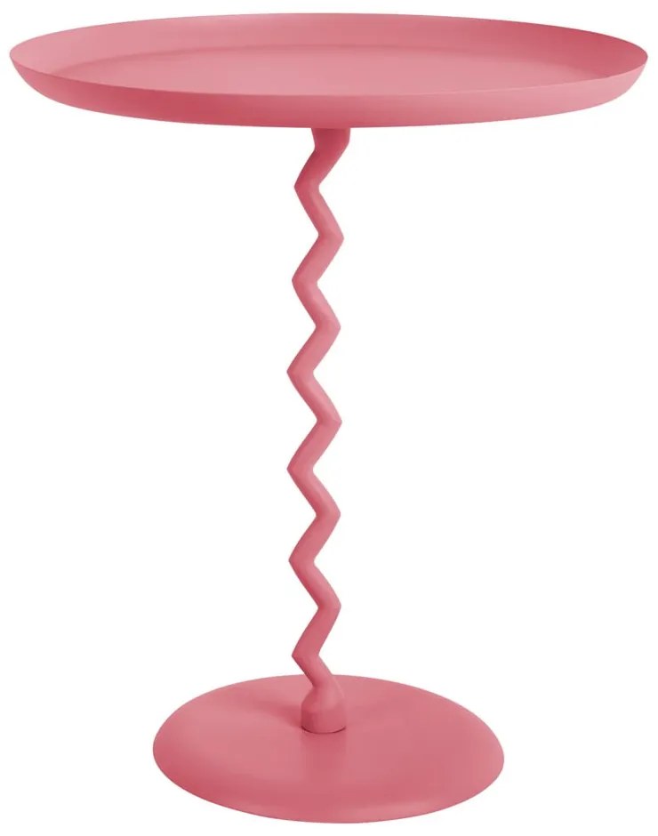 Fém kerek tárolóasztal ø 44 cm Zig Zag – Leitmotiv