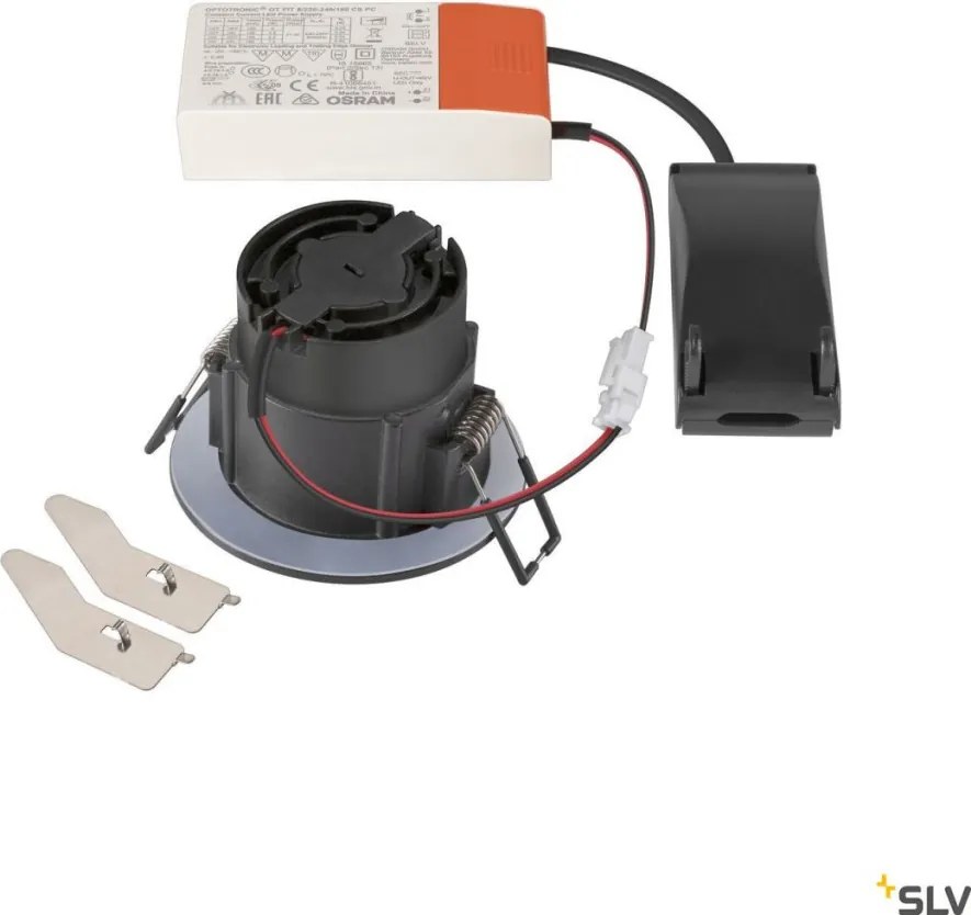 SLV NEW TRIA 1007442 Beépíthető spotlámpa 1x8.6W/LED 2500K|3000K|4000K 370lm|410lm ip20_ip65