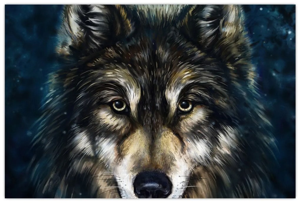 Kép - Wolf (90x60 cm)