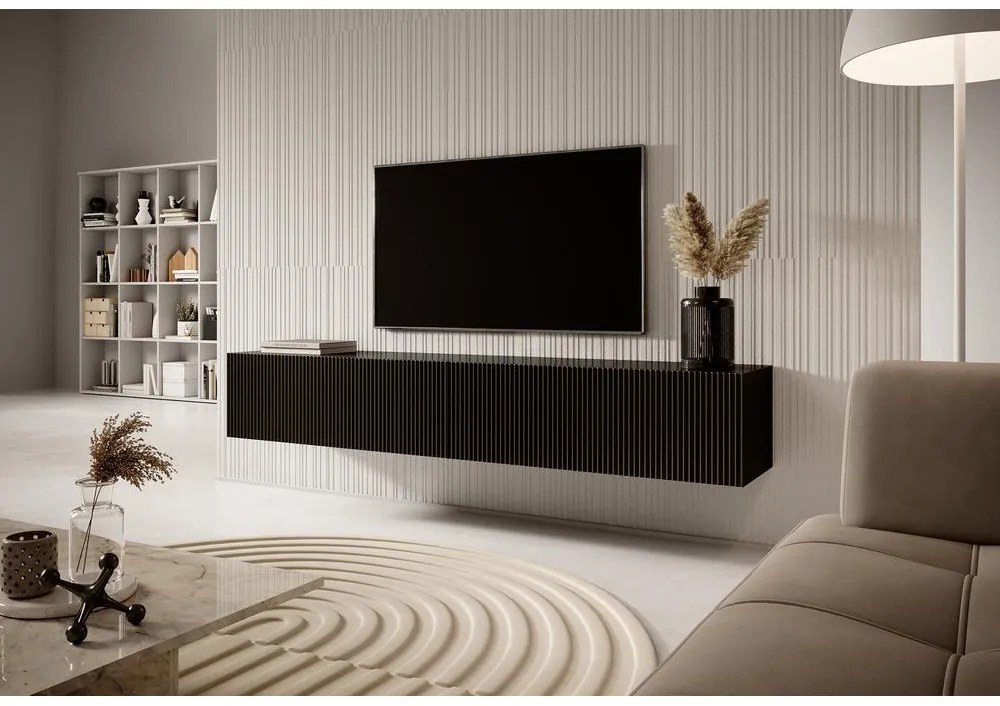 Tv szekrény/asztal Vertigo 175  (fekete). 1098802