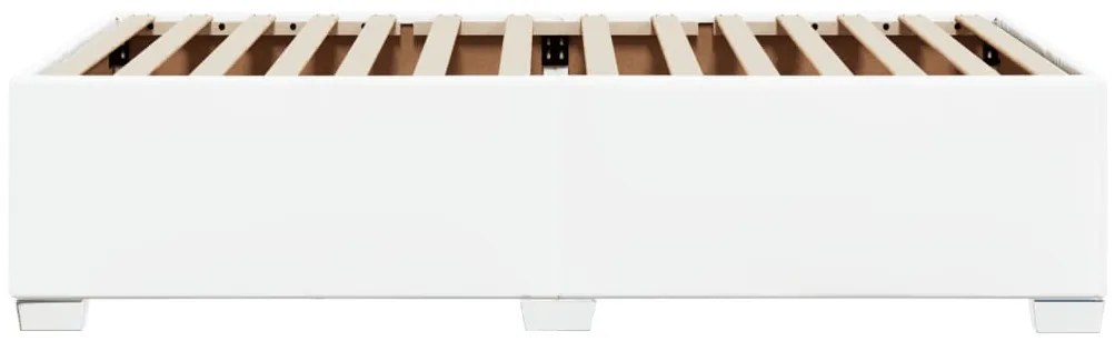 fehér műbőr ágykeret 100x200 cm