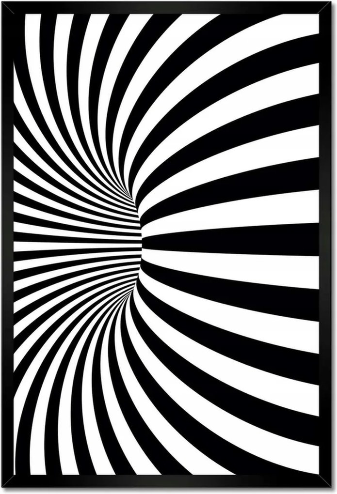 Poszterek keretben 40x60 Absztrakt fekete-fehér