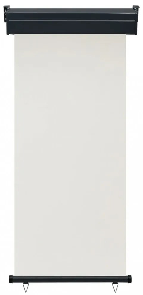 krémszínű oldalsó terasznapellenző 85 x 250 cm