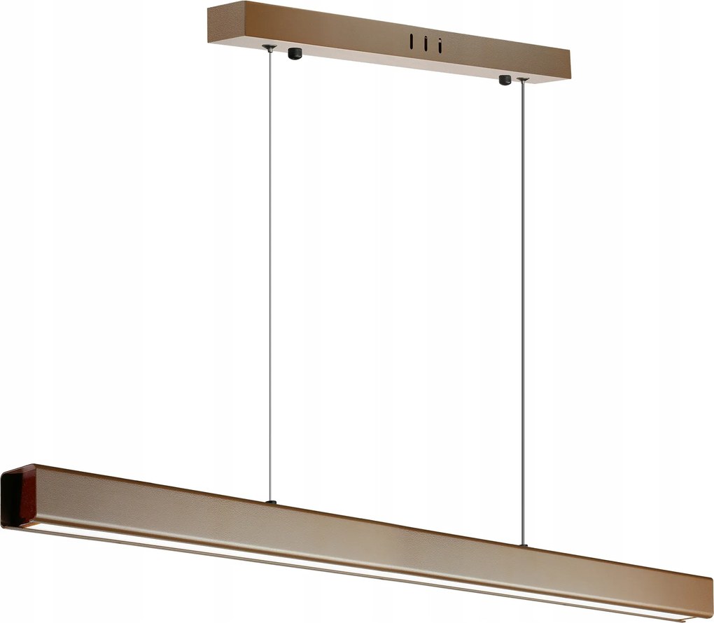 Modern Led-es Függőlámpa 32W 80cm Hosszúkás Gerenda Távirányító 3 Szín