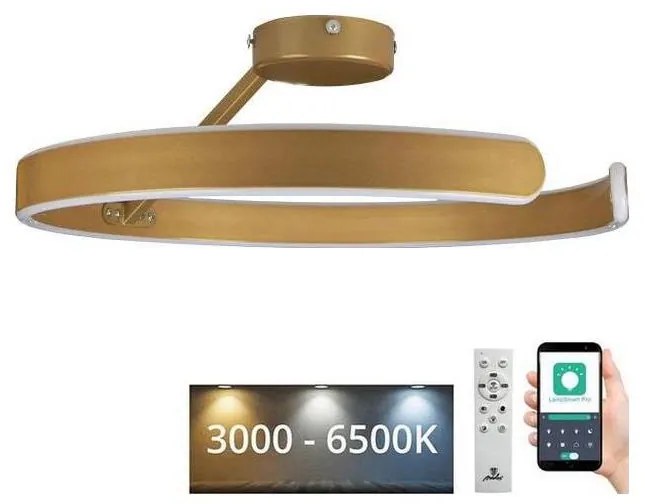 NEDES LED állítható mennyezeti lámpa LED/72W/230V 3000-6500K arany + DO ND4034