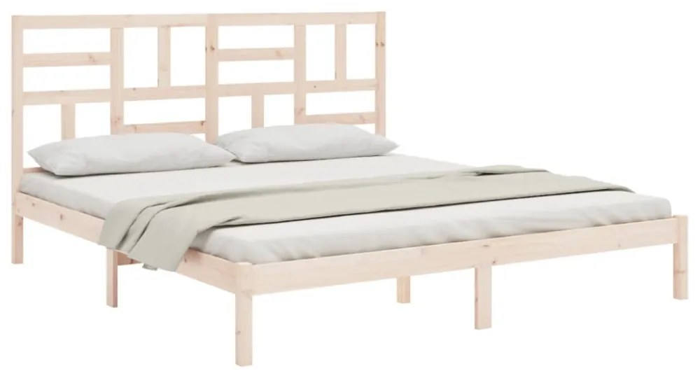 vidaXL tömör fa ágykeret matrac nélkül 180 x 200 cm