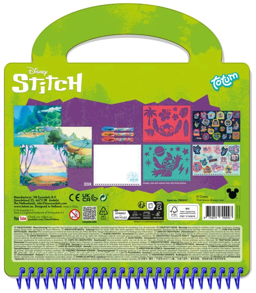 Disney Lilo és Stitch, A csillagkutya Extrovert activity szett