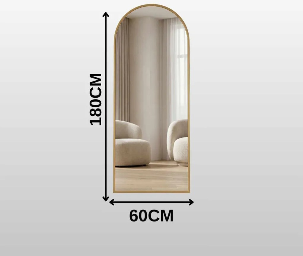 Tükör, arany, 60 cm