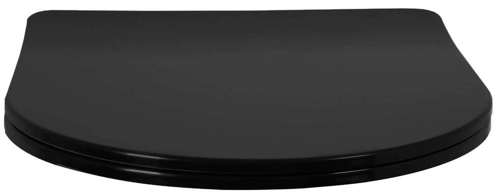 WC ülőke CARLO FLAT UF BLACK MATT