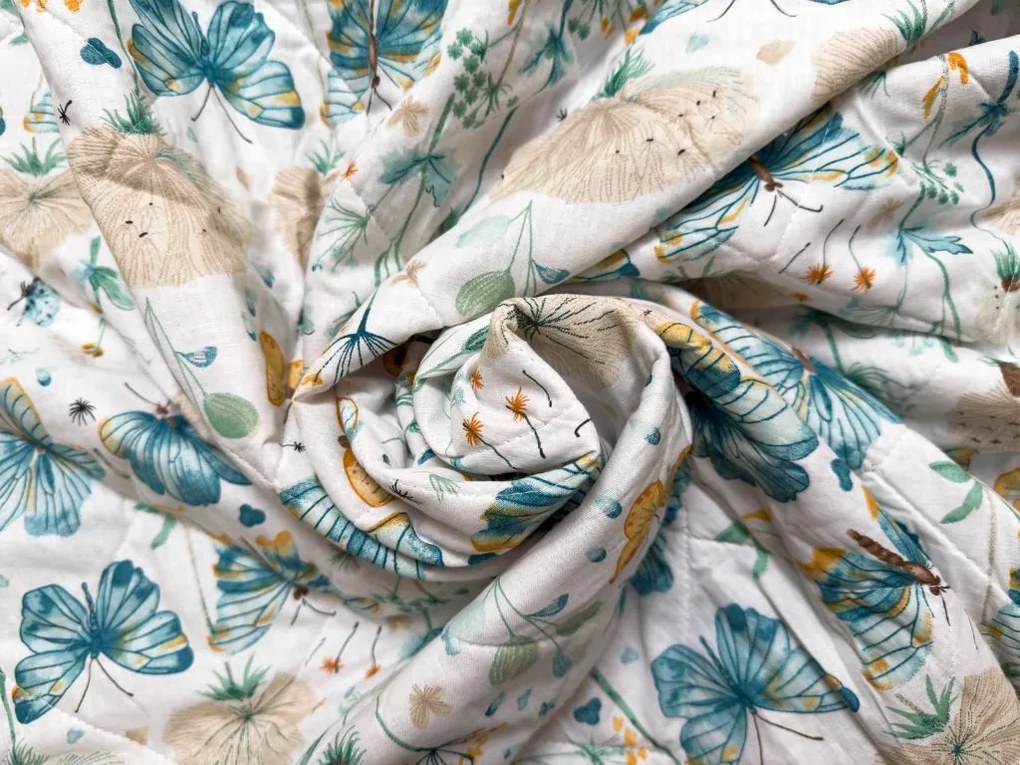 Ágytakaró ELIVINE fehér, 100% pamut Méret: 170 x 210 cm