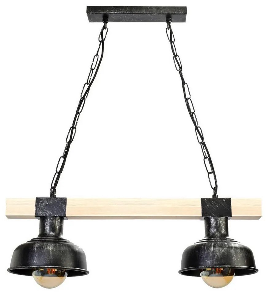 Milagro Csillár láncon FARO 2xE27/60W/230V MI1352