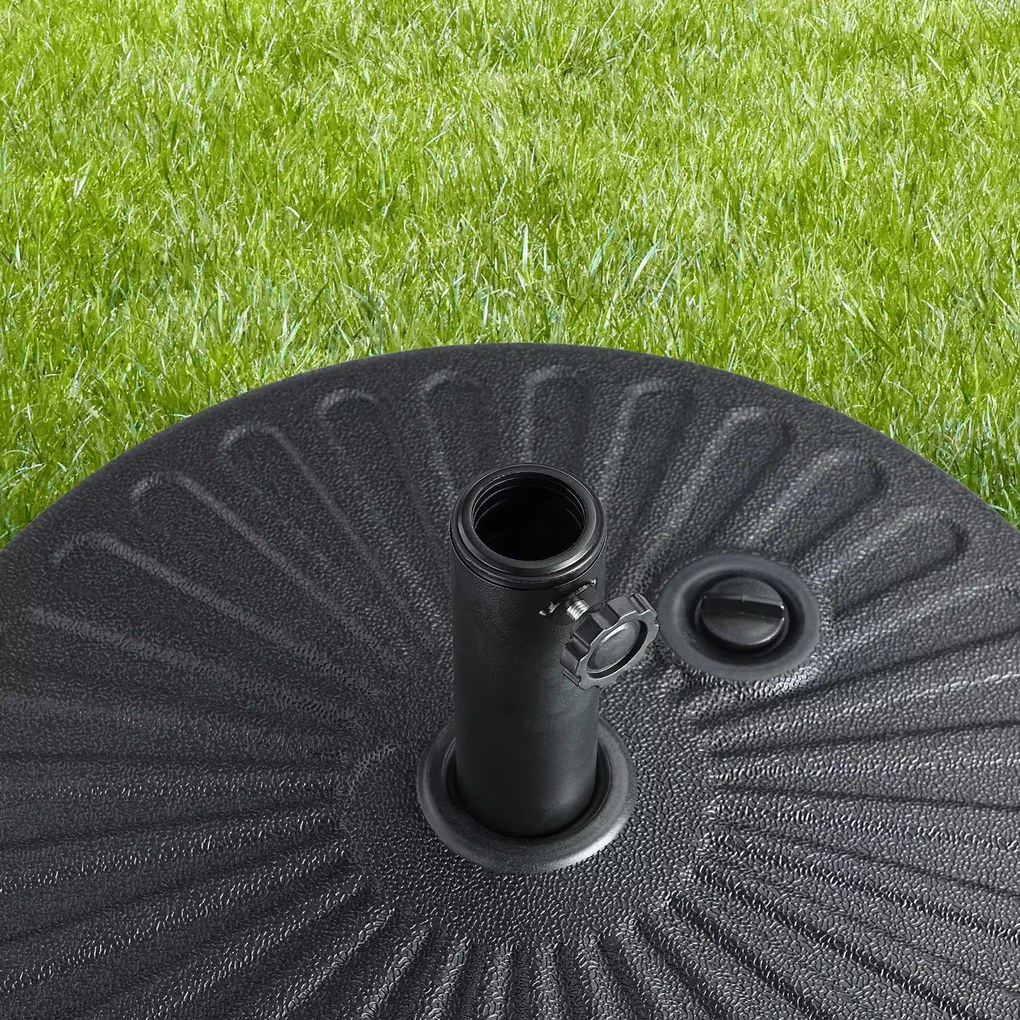 Casaria® Napernyőállvány Ø57 cm - antracit