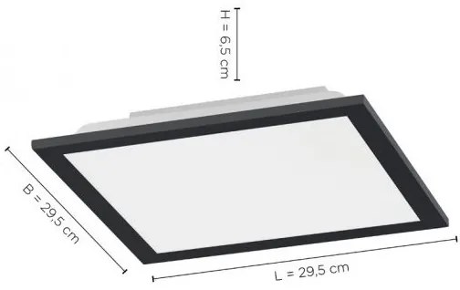 Leuchten Direkt 14754-18- LED Dimmelhető mennyezeti lámpa FLAT LED/20W/230V + távirányító