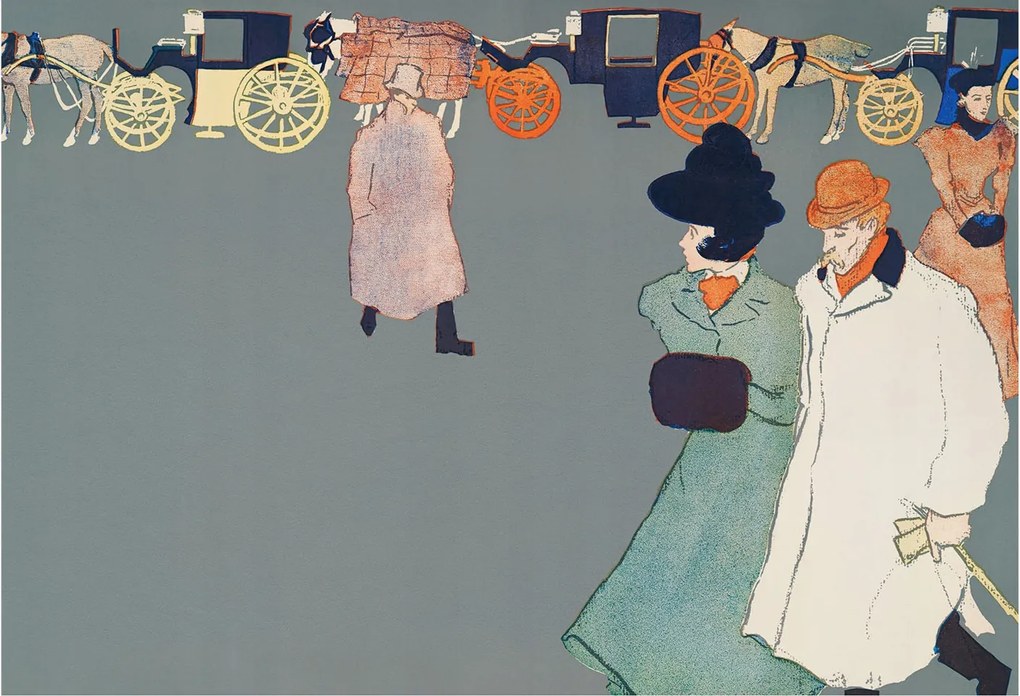 Fotótapéta Flizelin Dekoratív Hálószoba Hintó ruhák 152x104