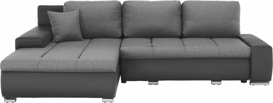 Sarokülőgarnitúra, szürke, TRAMP