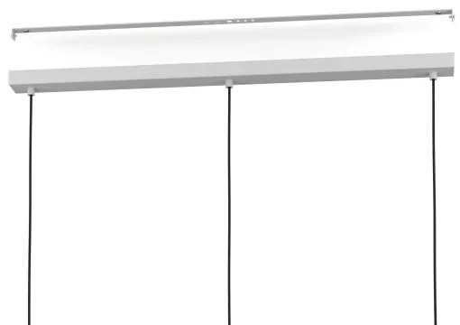 Eglo 390227 - Csillár zsinóron ESTEPONA 3xE27/40W/230V szürke