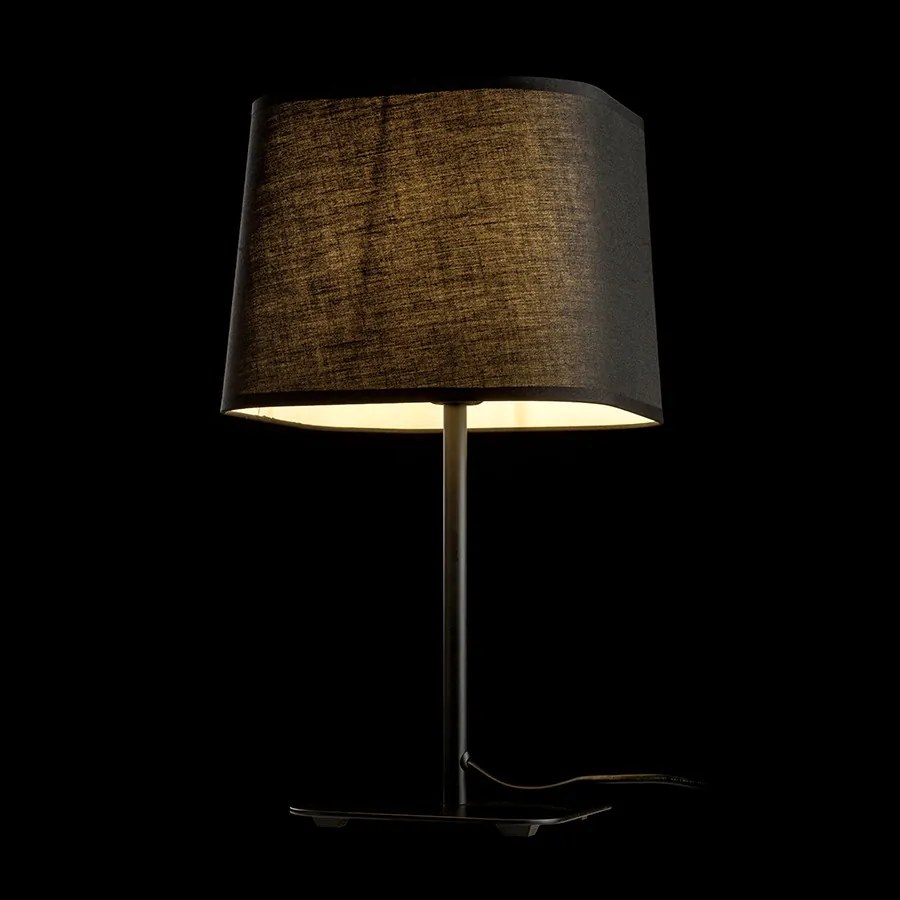 RENDL PERTH asztali lámpa fekete/fekete 230V LED E27 11W