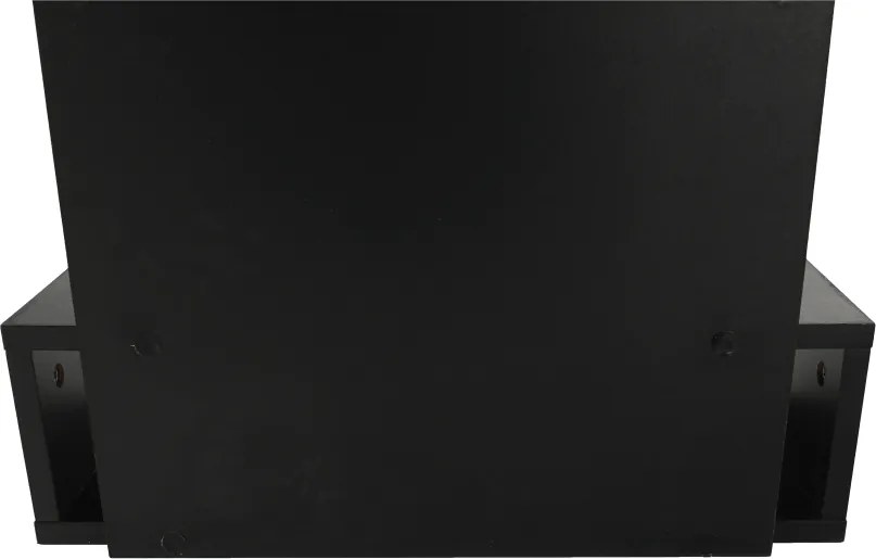 könyvespolc, fehér/fekete, VEVEY