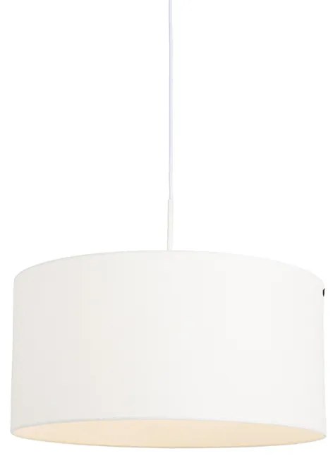 Modern lógólámpa fehér fehér árnyékolóval 50 cm - Combi 1