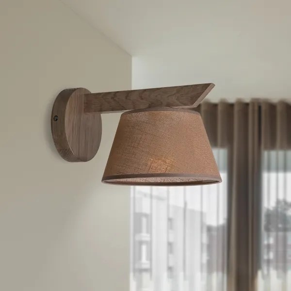 Brilagi - LED fali lámpa ANTHONY 1xE14/40W/230V dióbarna/cseresznye