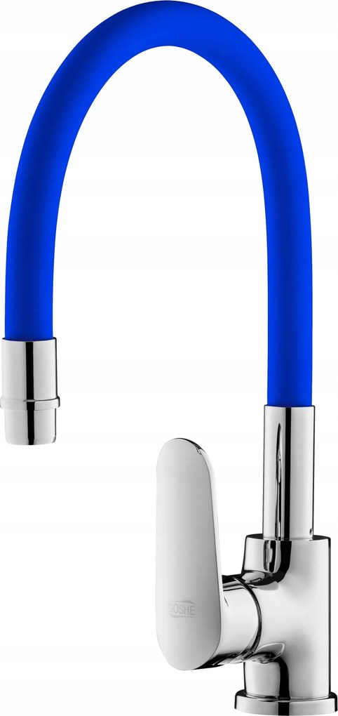 Álló gömb mosogató csaptelep Goshe Ibbie Hajlékony Kék
