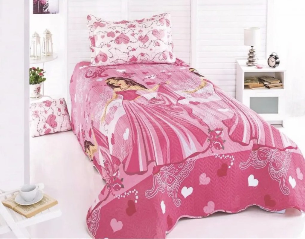 Princes pamut ágytakaró TiaHome - 140x220cm + 1 db 50x70cm
