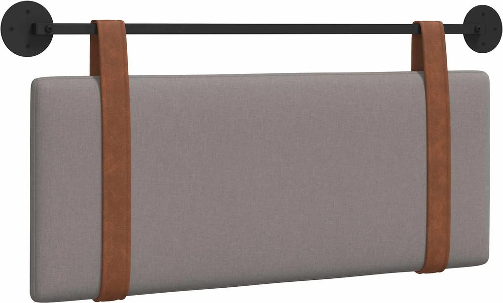 vidaXL Fali Fejtámla Falra szerelhető Tópszínű 100 x 40 cm Faanyag