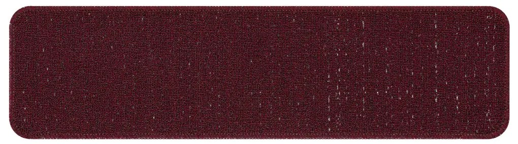 Lépcsőszőnyegek Latex Háttal Bordeaux 20x75 cm