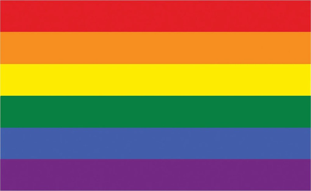 Flizelin fotótapéta Szivárvány Pride Egyenlőség színek 416x254 +ragasztó