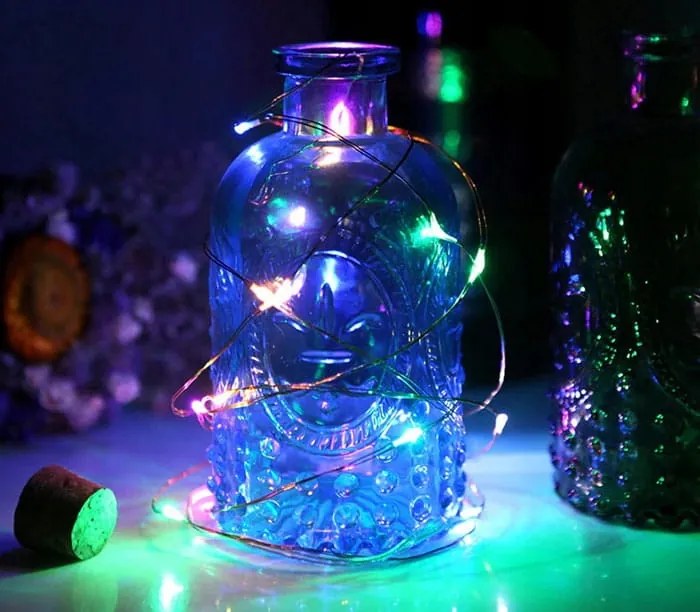 Karácsonyfa Lámpa Led Mikro Drót Többszínű 3m