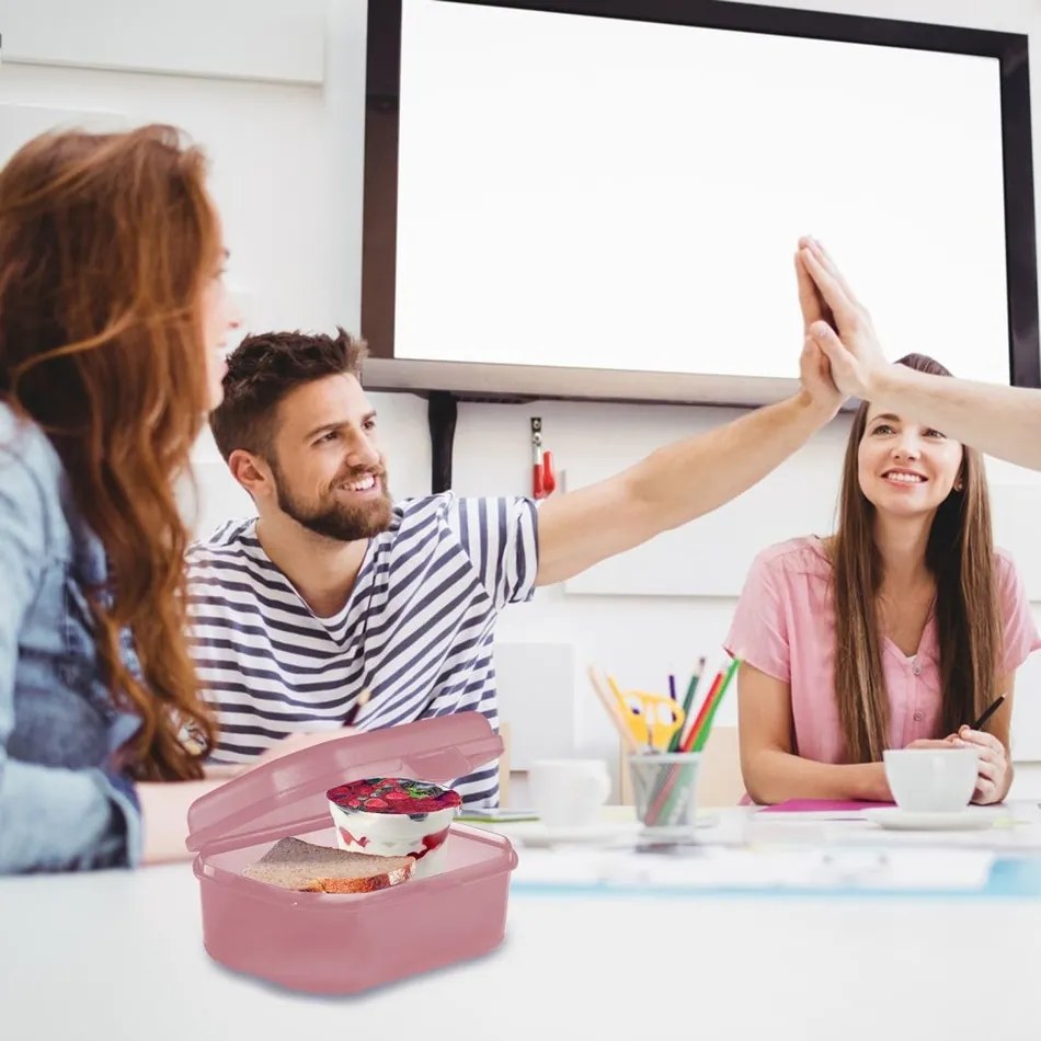 Westmark MAXI uzsonnás doboz, 935 ml, rózsaszín, L