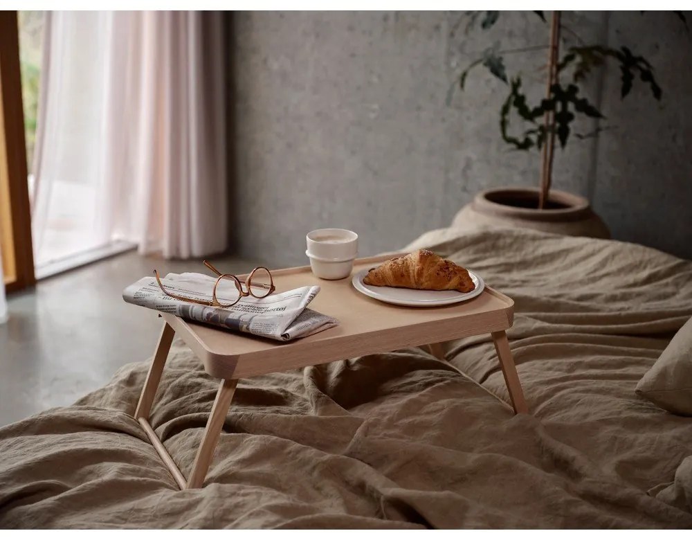 Kőrisfa tárolóasztal 32x49,5 cm Inu – Zone